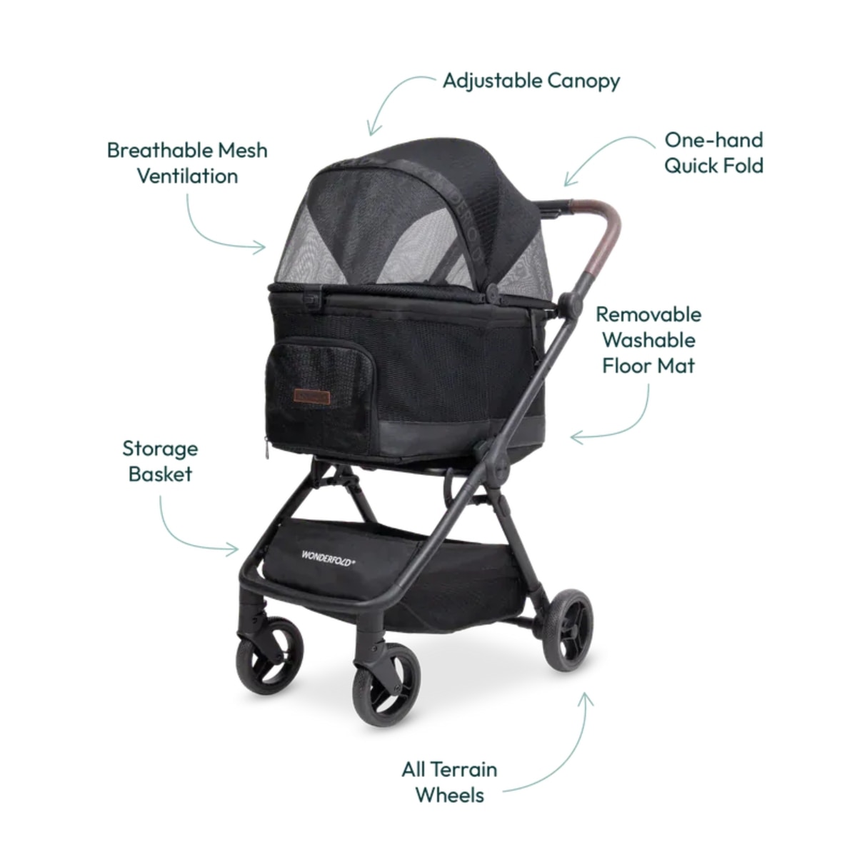 athens Bella 3-in-1 Pet Stroller